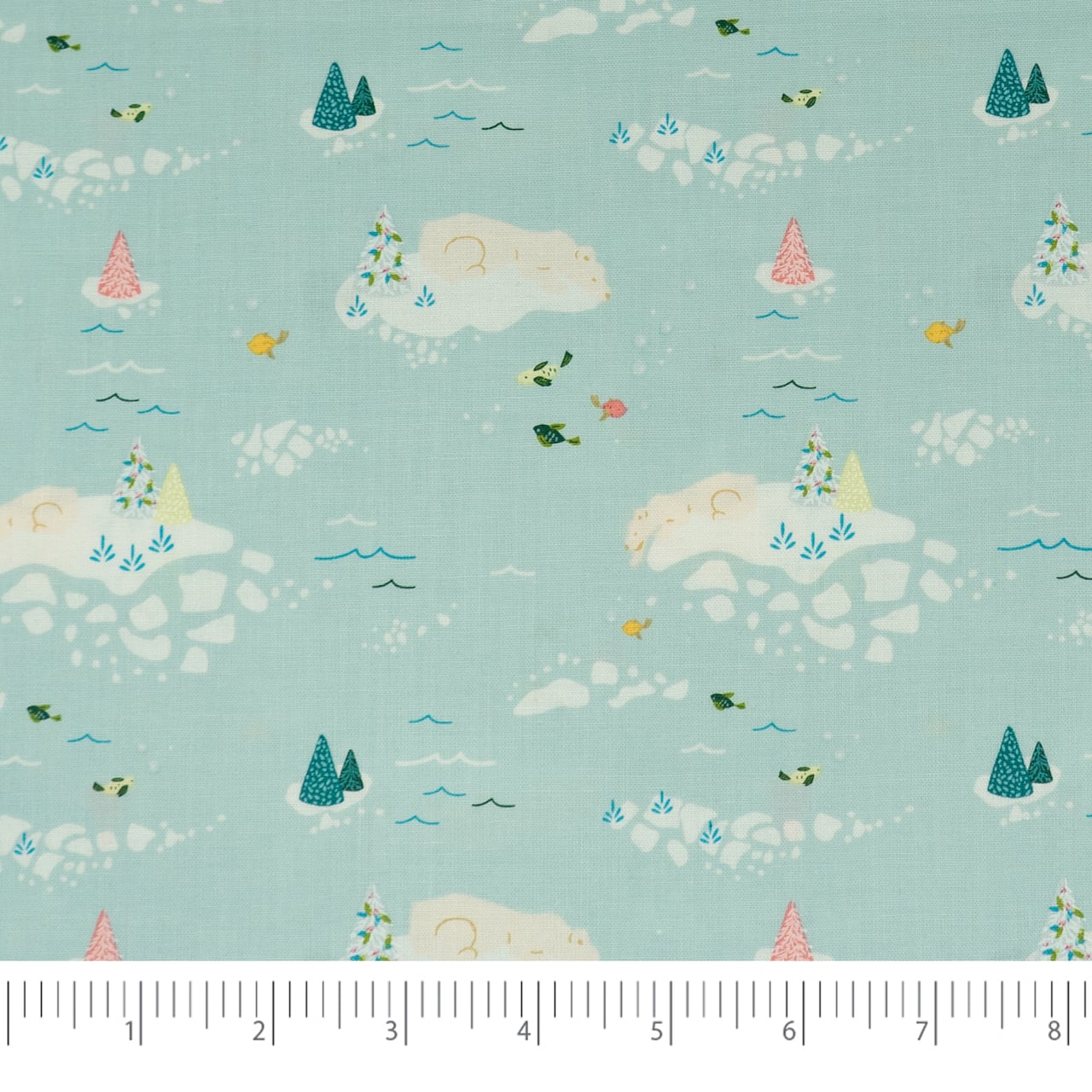SINGER Christmas Clouds Cotton Print Fabric